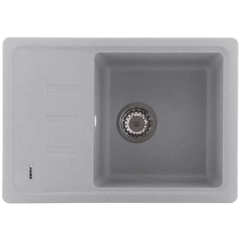 Мийка кухонна Zerix ZS-6243S-09 cіра 