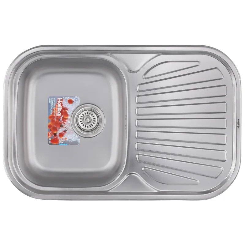 Кухонная мойка HAIBA 74x48 Satin