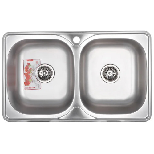 Кухонная мойка Zerix Z7848D-08-180MD Double (micro decor)