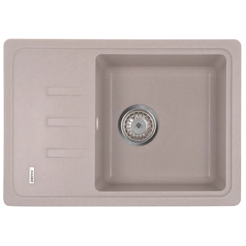 Мийка кухонна Zerix ZS-6243S-06 (бежева)