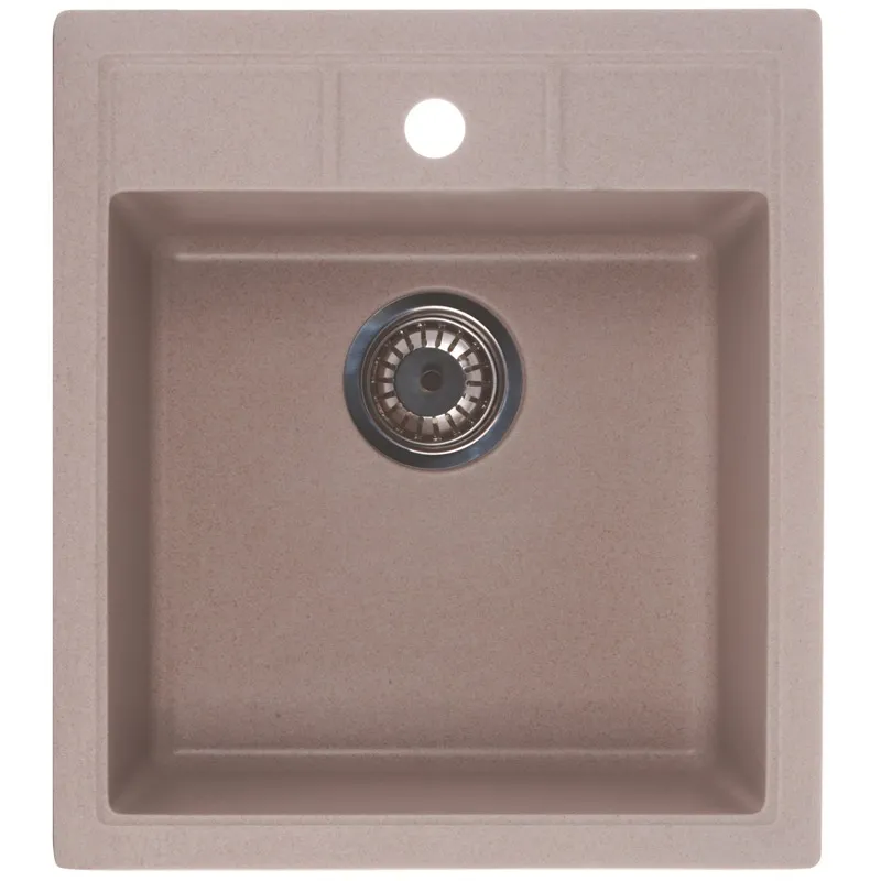 Мойка кухонная Zerix ZS-4651S-06 бежевая 