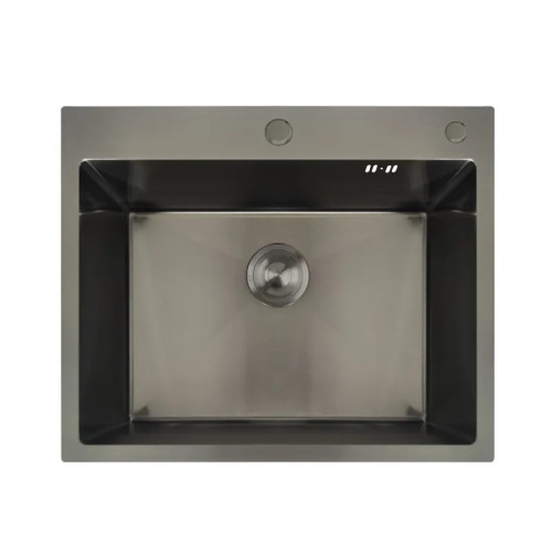 Мойка Mixxus MH6050 Nano-Black нержавеющая сталь.