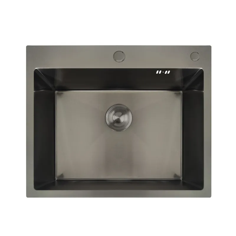 Мойка Mixxus MH6050 Nano-Black нержавеющая сталь.