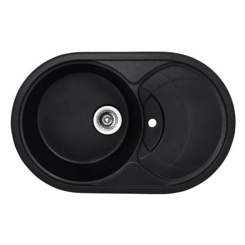 Мийка кухонна Haiba HB8310-G226 Black 780x500x220 