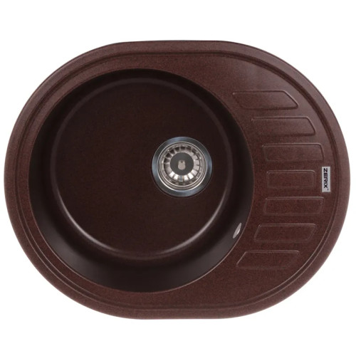 Мойка кухонная Zerix ZS-6250R-12 коричневая 