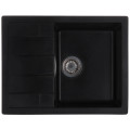 Мийка кухонна Zerix ZS-6550S-14 чорний металік 