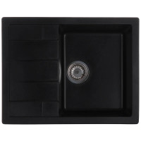Мийка кухонна Zerix ZS-6550S-14 чорний металік 