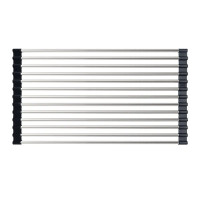 Килимок-сушарка для посуду Mixxus RAC-01.SUS SUS304  BLACK  