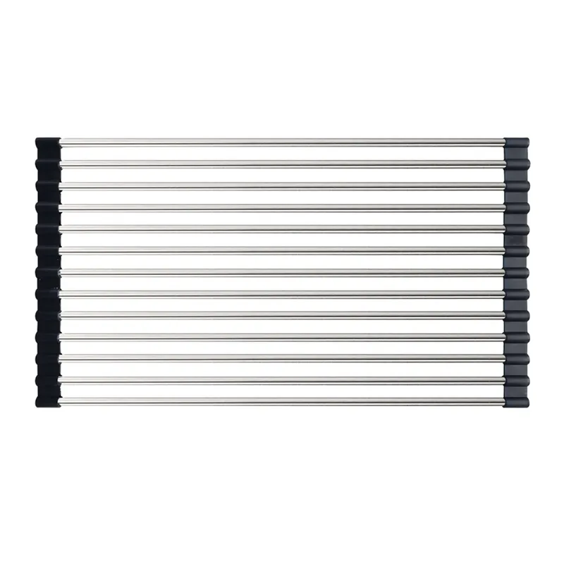 Килимок-сушарка для посуду Mixxus RAC-01.SUS SUS304  BLACK  