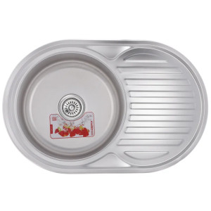 Мойка кухонная Zerix Z7750-06-180MD Micro Decor
