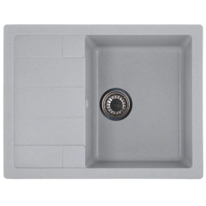 Мийка кухонна Zerix ZS-6550S-09 Сіра 