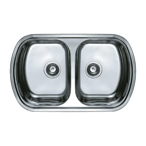 Мойка кухонная Haiba 80x49 Double Decor 