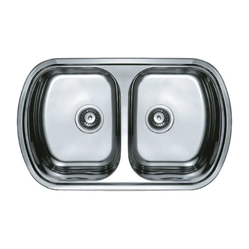 Мийка кухонна Haiba 80x49 Double Decor 