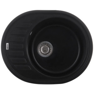 Мийка кухонна Zerix ZS-6250R-14 чорний металік 