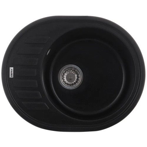 Мийка кухонна Zerix ZS-6250R-14 чорний металік 