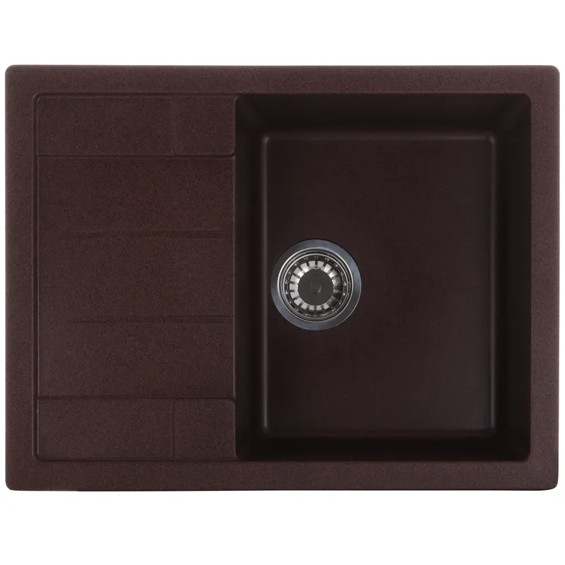 Мойка кухонная Zerix ZS-6550S-12 коричневая 