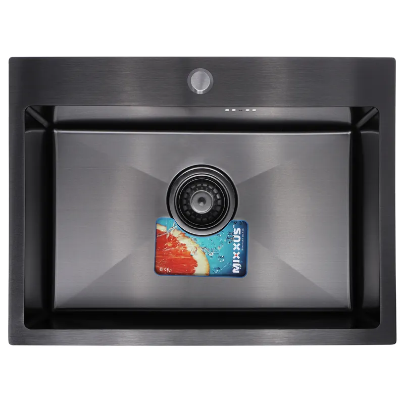 Мийка Mixxus Чорна MX5843-200x1.0-PVD 