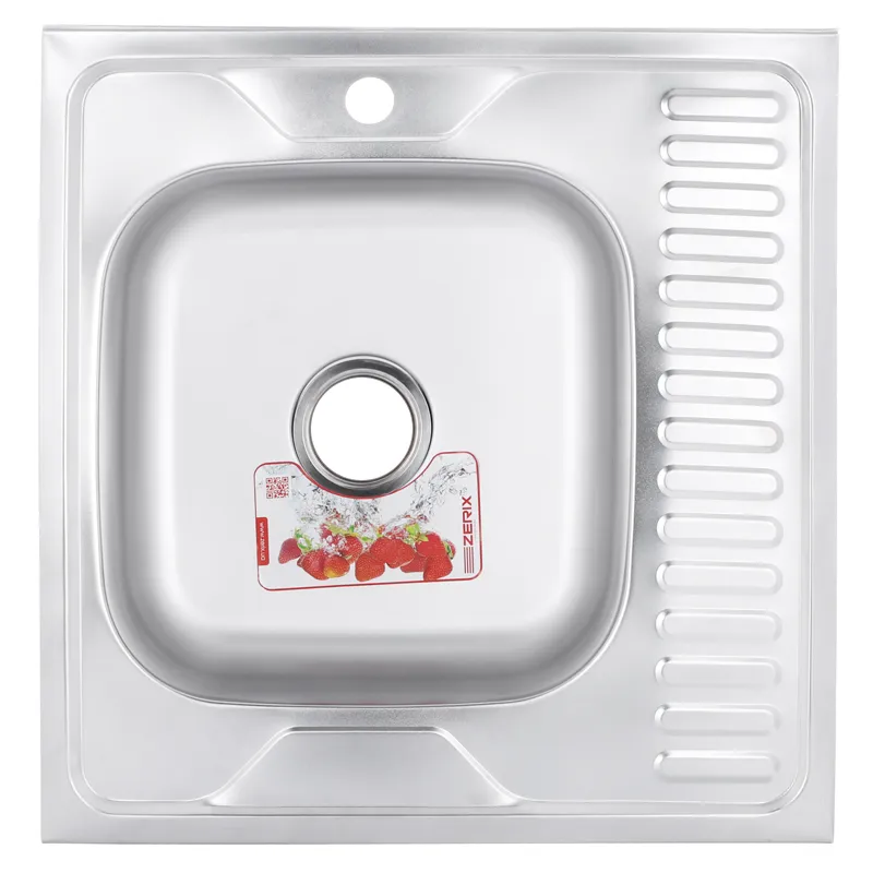Мойка кухонная Zerix Z6060L-04-160E Satin 
