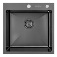 Мийка кухонна MONRO 5050 HDE (2.7/1.0/220) black 