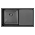 Мойка кухонная MONRO 7844 HDE (2.7/1.0/220) Black