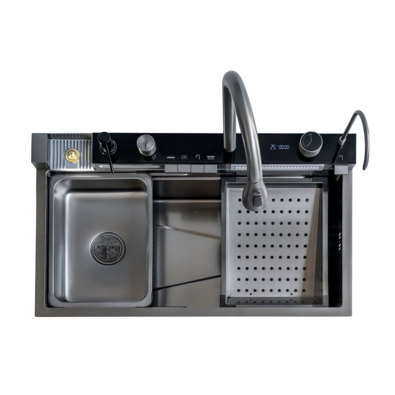 Мийка кухонна MONRO MC-S7545HF Black HDE(3/1.0/220) набір 