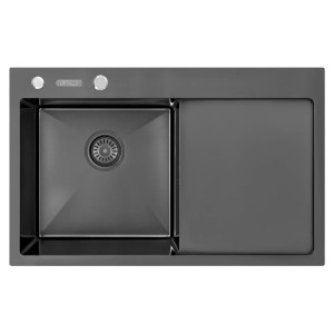 Кухонная мойка MONRO MC-S7849H HDE (2.7/1.0/220) Black