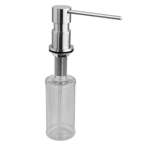 Дозатор для моющего средства врезной Koer SDB-01-02 300 мл (цвет нержавеющая сталь)