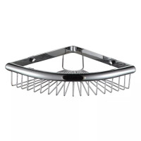 Полиця кутова Frap F352, 240х60 мм (нержавіюча сталь, хром)