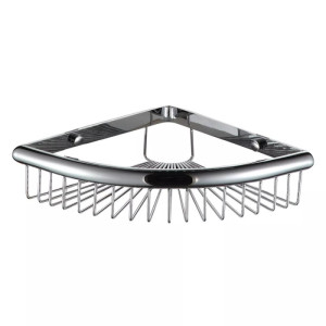 Полиця кутова Frap F352, 240х60 мм (нержавіюча сталь, хром)