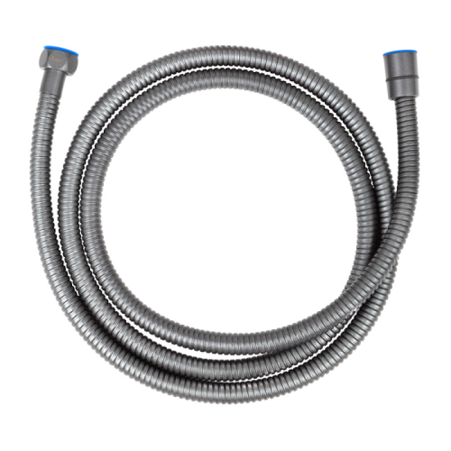 Душевой шланг WEZER WKR-008-180GG, 180 см, оружейная сталь.