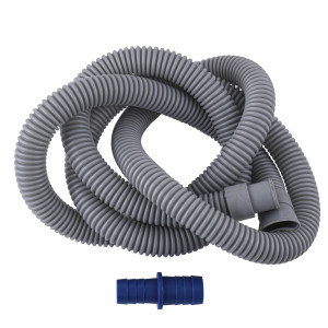 Шланг сливной Waterstal 2,0 м для стиральных и посудомоечных машин. 