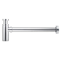 Сифон для умивальника KollerPool KP-7007 d32 латунь, хром  