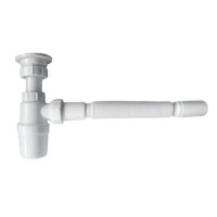 Сифон для умивальника  KollerPool KP-7013 d40 з гнучким з'єднанням  