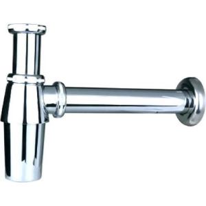 Сифон для умивальника пляшковий KollerPool KP-7004 d32 латунь, хром 