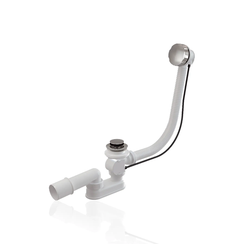 Сифон для ванны KollerPool B70CMMA100 100cm автомат, металл (A55K-100-KOL-01)