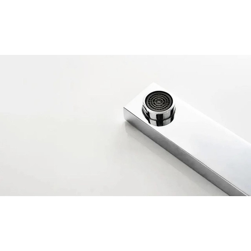 Змішувач для умивальника Frap F1057-22 (чорний/хром)