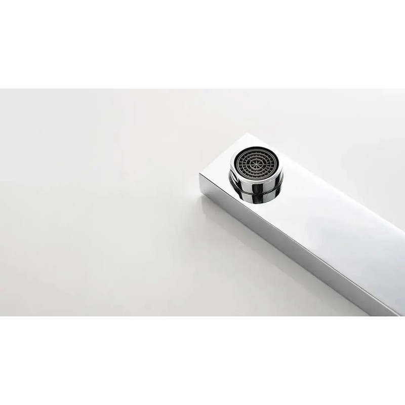 Змішувач для умивальника Frap F1058-22 (білий/хром)