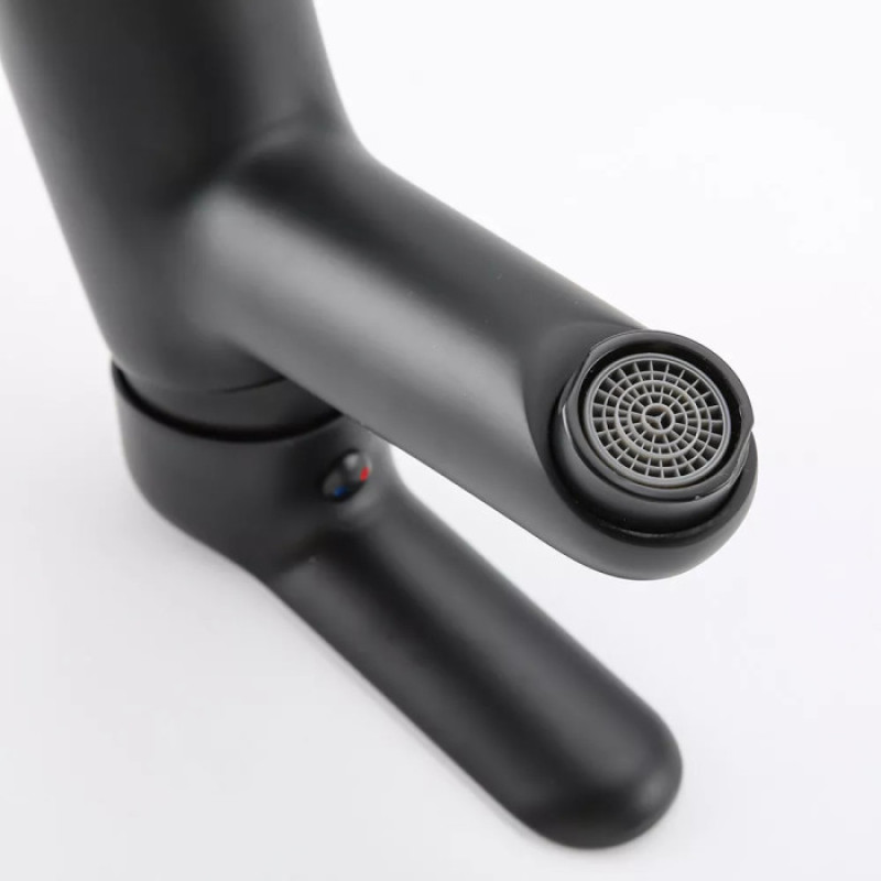 Змішувач для умивальника Frap F1017-6 (чорний) 