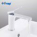 Змішувач для умивальника Frap F1045 (білий/хром)