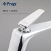 Змішувач для умивальника Frap F1058 (білий/хром)