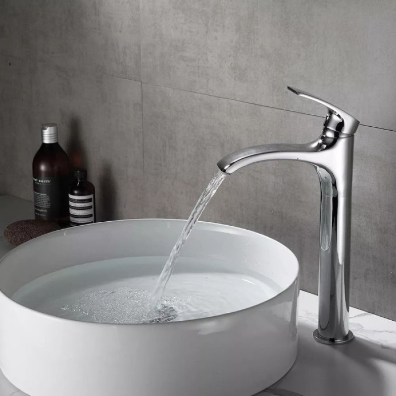 Змішувач для умивальника Frap F1069-2 (високий, хром)