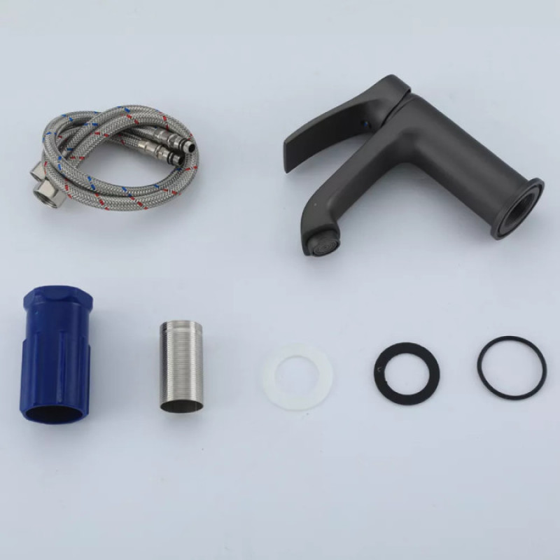 Змішувач для умивальника Frap F1075-9 (чорний)