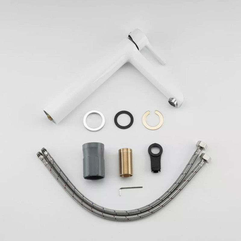 Смеситель для раковины GAPPO G1003-18 (белый/хром)