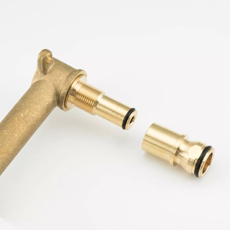 Вбудований змішувач для раковини GAPPO G1003-26 (чорний/хром)