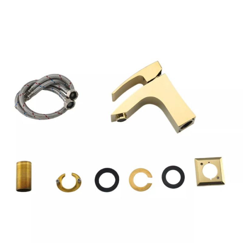 Змішувач для умивальника GAPPO G1007-13 (золото) 