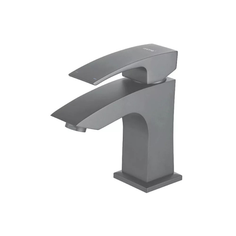 Змішувач для умивальника GAPPO G1007-91 (збройова сталь, сірий)