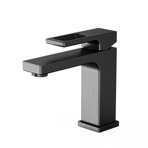 Смеситель для умывальника GAPPO G1017-9 (оружейная сталь, сатин) Смеситель для умывальника GAPPO G1017-9 (оружейная сталь, сатин)