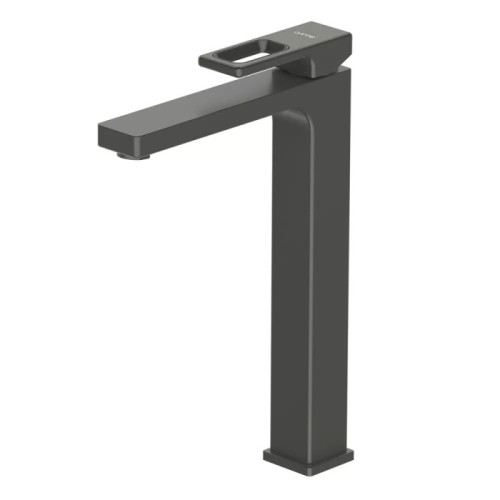 Смеситель для умывальника GAPPO G1017-92 (высокий, оружейная сталь)