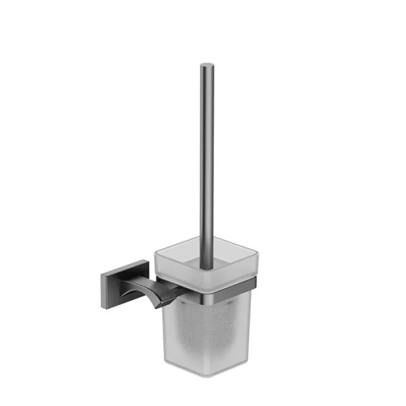 Настінний йорж для унітазу GAPPO G0710-9 (збройова сталь, скло) 