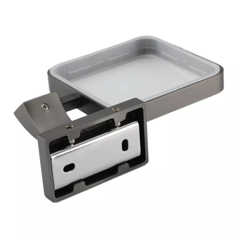 Настінний йорж для унітазу GAPPO G0710-9 (збройова сталь, скло) 